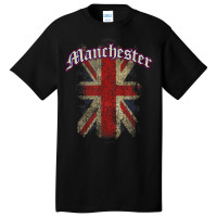 Manchester, Uk  United Kingdom Union Jack English T Shirt Basic T-shirt | Artistshot