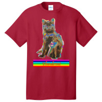 Thunder Cat Kitty Print Basic T-shirt | Artistshot