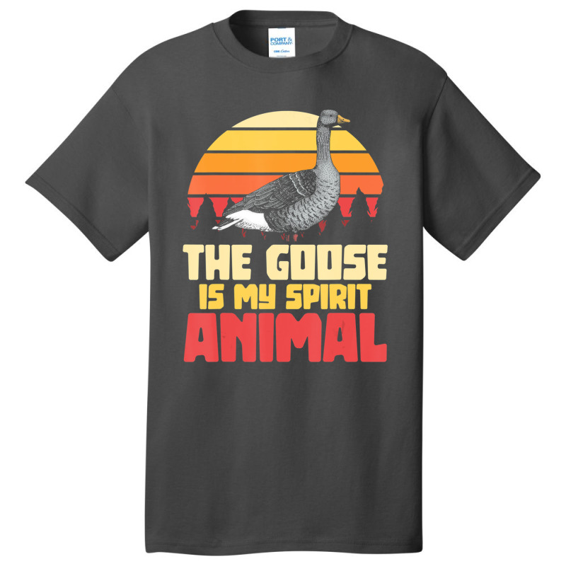 The Goose Is My Spirit Animal Goose Basic T-shirt by Kanmopsuk45 | Artistshot