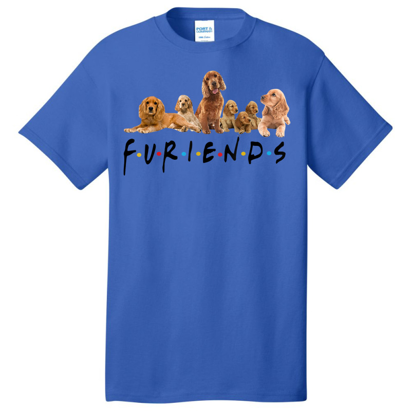 Cocker Spaniel Furiends Dogs Friends Cute Dog Lover Gift T Shirt Basic T-shirt by cm-arts | Artistshot