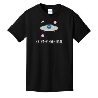 Extra Purrestrial Cat Alien Ufo Martian Ufologist Space Basic Youth T-shirt | Artistshot