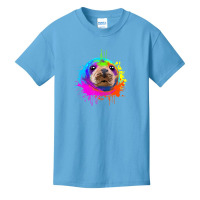 Splash Art Sea Lion Animal Seal Lover Basic Youth T-shirt | Artistshot