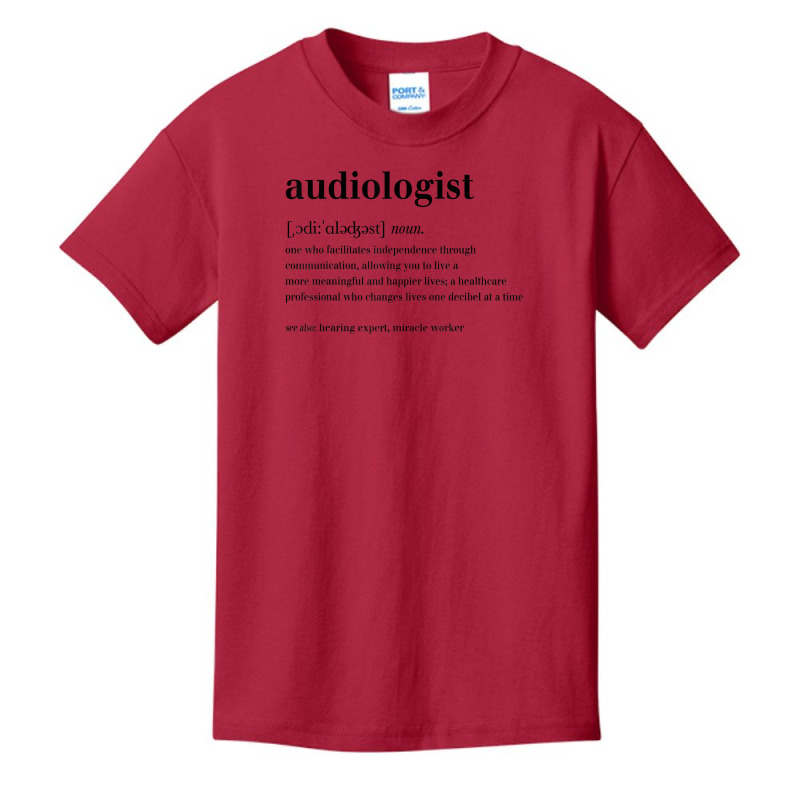 Audiologist Noun Definition Hearing Expert Miracle Worker T Shirt Basic Youth T-shirt by nealegmruland1 | Artistshot