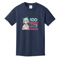 Anime 100 Days Of School Kawaii 100th Day Of School Basic Youth T-shirt | Artistshot