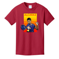 Carlos Alcaraz Tennis Champion Basic Youth T-shirt | Artistshot