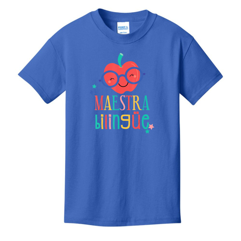 Cute Maestra Bilingue Bilingual Teacher Basic Youth T-shirt by kentuckykonpha9 | Artistshot