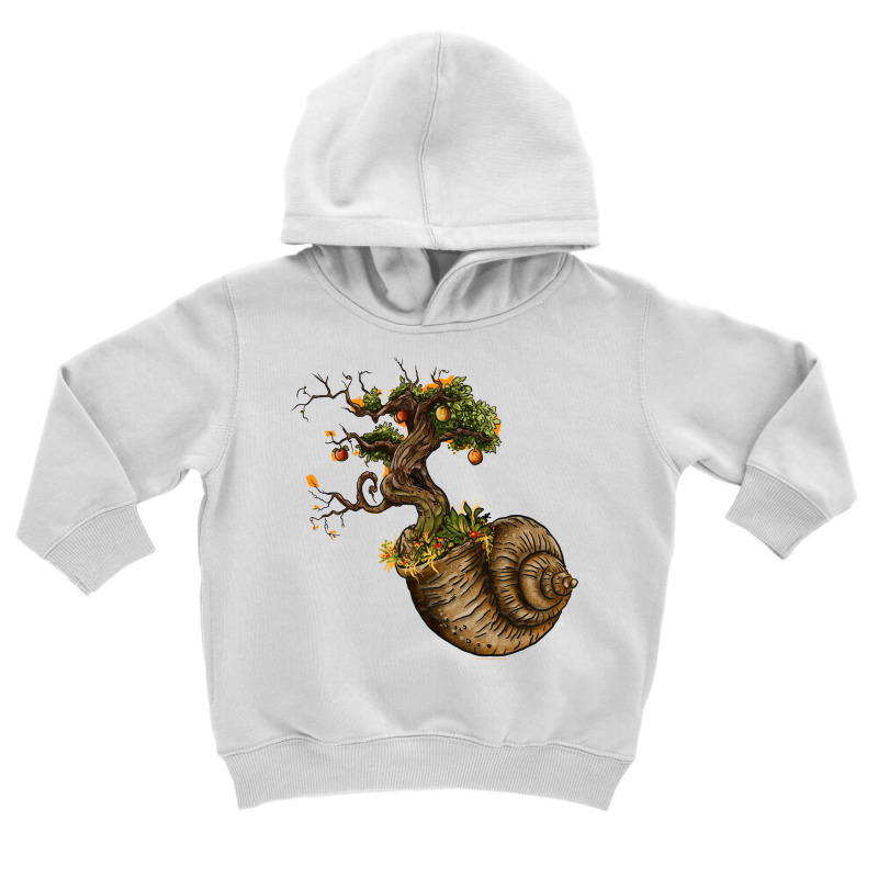 Snail Shell Tree Toddler Hoodie by deepbox | Artistshot