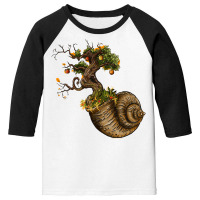 Snail Shell Tree Youth 3/4 Sleeve | Artistshot