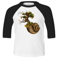 Snail Shell Tree Toddler 3/4 Sleeve Tee | Artistshot