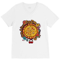 Pizza O'clock V-neck Tee | Artistshot