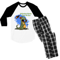 Dino Celebrations Men's 3/4 Sleeve Pajama Set | Artistshot