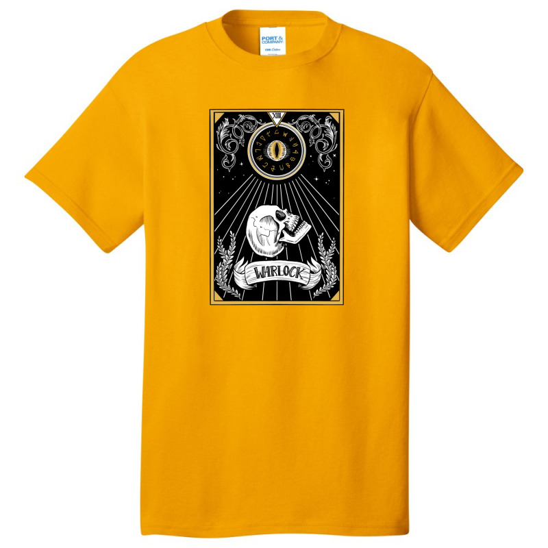 Dnd Warlock Tarot Basic T-shirt by cm-arts | Artistshot