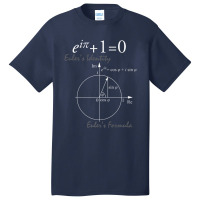 Euler's Identity Euler's Formula For Math Geeks Basic T-shirt | Artistshot