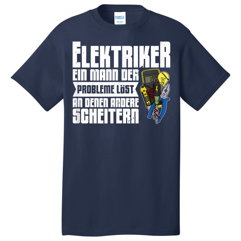 Electrician Electricity Electrician Lighting Technician T Shirt Basic T-shirt by cm-arts | Artistshot