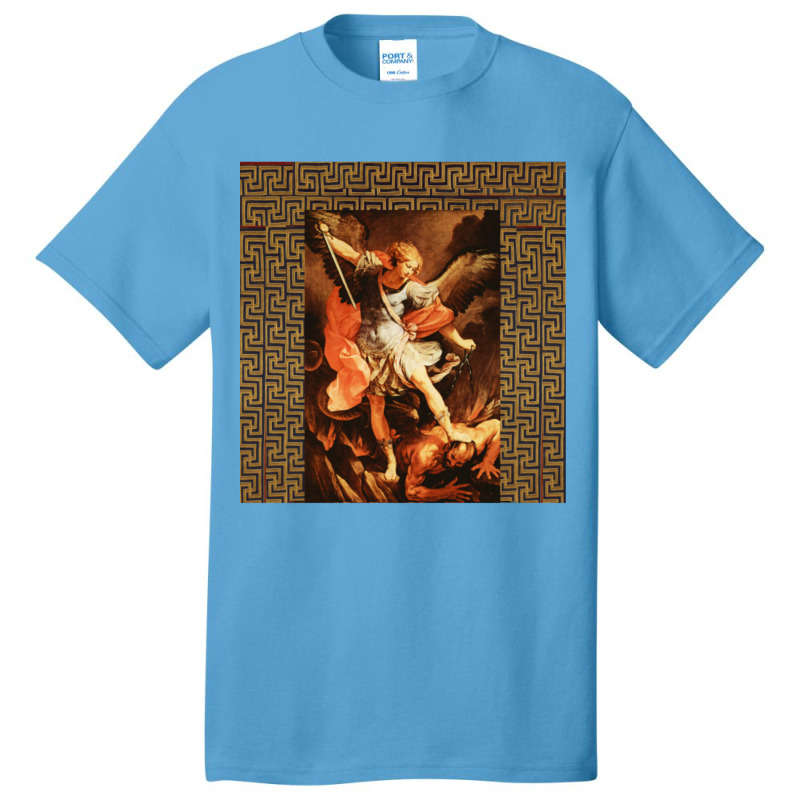 St. Michael Archangel By Guido Reni Basic T-shirt by cm-arts | Artistshot