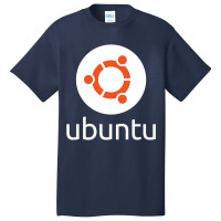 Dark Color Ubuntu Linux Basic T-shirt | Artistshot