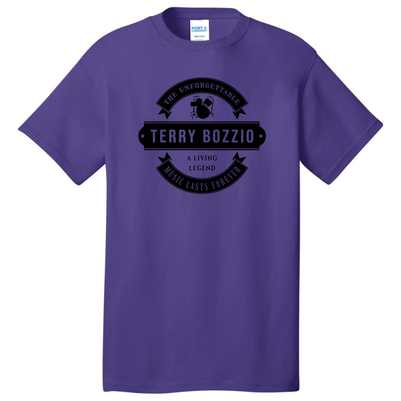 Terry Bozzio The Unforgettable Music Lasts Forever Search Twice For 'r Basic T-shirt | Artistshot