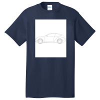 Car Technical Drawing - Shooting Brake Basic T-shirt | Artistshot