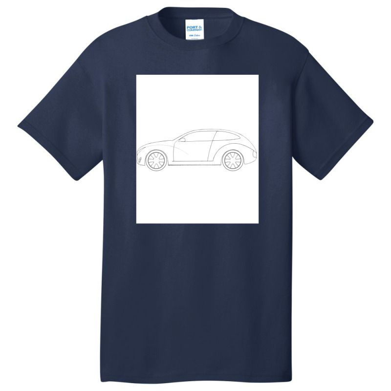 Car Technical Drawing - Shooting Brake Basic T-shirt | Artistshot