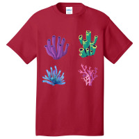 Crustaceancore Coral  Pack Basic T-shirt | Artistshot