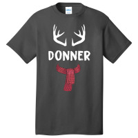 Donner Reindeer Christmas Matching Pjs Group Costume Gift Pullover Basic T-shirt | Artistshot