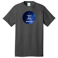 Gemini Musician Basic T-shirt | Artistshot