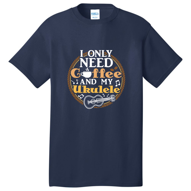 Guitar Instrument String Musician Ukelele Coffee Ukulele Basic T-shirt | Artistshot