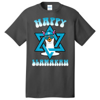 Happy Llamakah Jewish Holiday Hanukkah Chanukkah Llama T Shirt Basic T-shirt | Artistshot