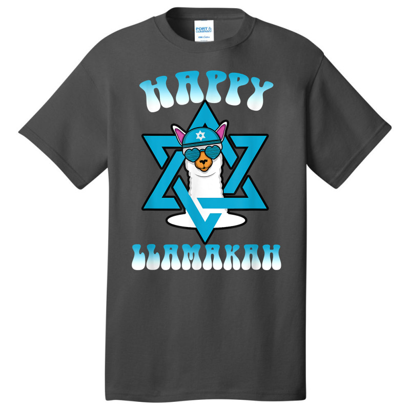 Happy Llamakah Jewish Holiday Hanukkah Chanukkah Llama T Shirt Basic T-shirt | Artistshot