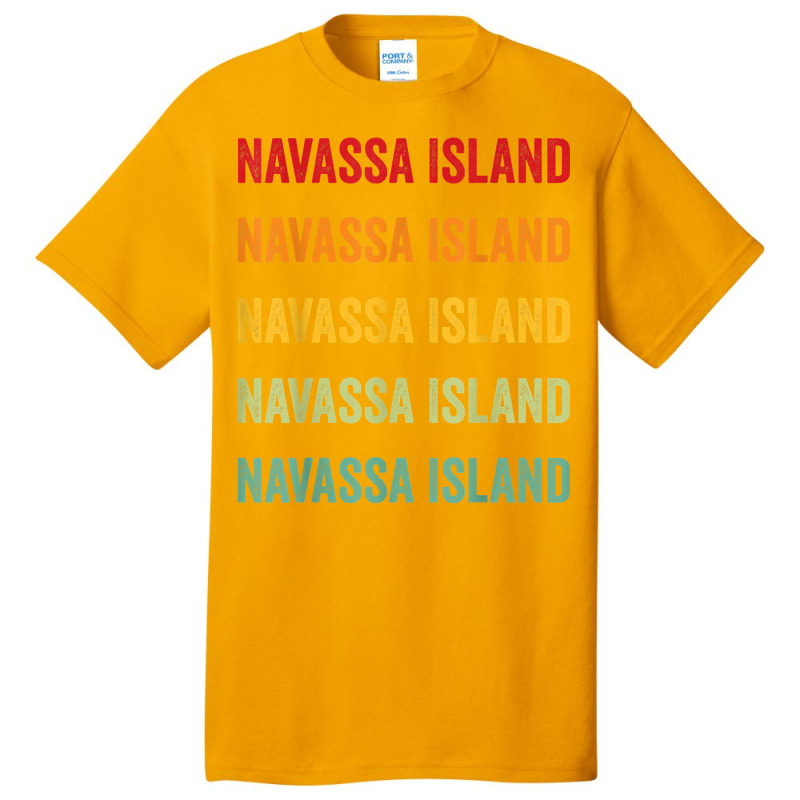 Navassa Island County Basic T-shirt by Outpost | Artistshot