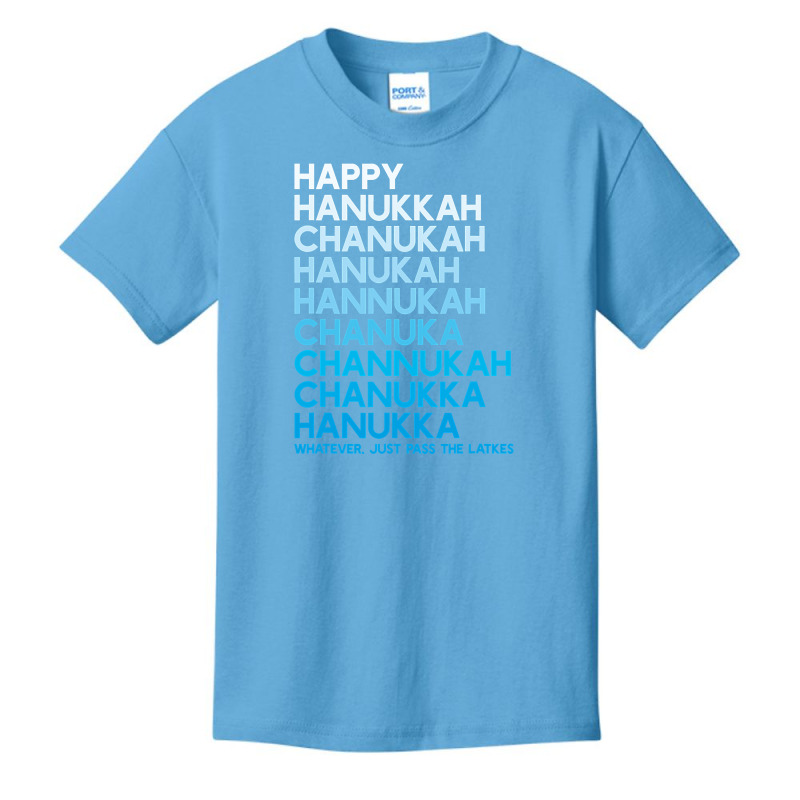 Happy Hanukkah Jewish Holiday Chanukah Menorah Dreidel Basic Youth T-shirt | Artistshot