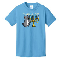 Meowzel Tov Jewish Cat Funny Hanukkah Chanukah Pjs Women Basic Youth T-shirt | Artistshot