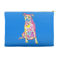 Happy Large Mixed Breed Dog S Accessory Pouches | Artistshot