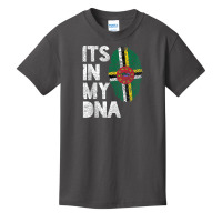 Its In My Dna Dominica Flag Fingerprint Tank Top Basic Youth T-shirt | Artistshot