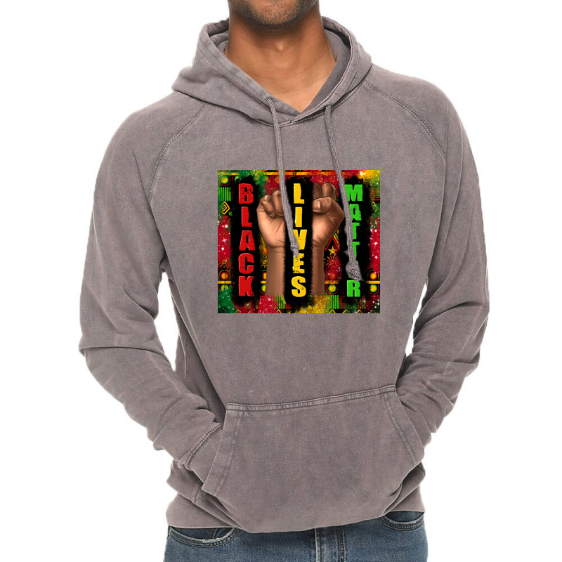 Black Lives Matter Juneteenth Vintage Hoodie by TumblerDesignByShophia | Artistshot