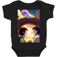 Studio Ghibli's Howl's Moving Castle Hauru No Ugok Baby Bodysuit | Artistshot