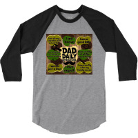 Dad Daily Affirmations 3/4 Sleeve Shirt | Artistshot