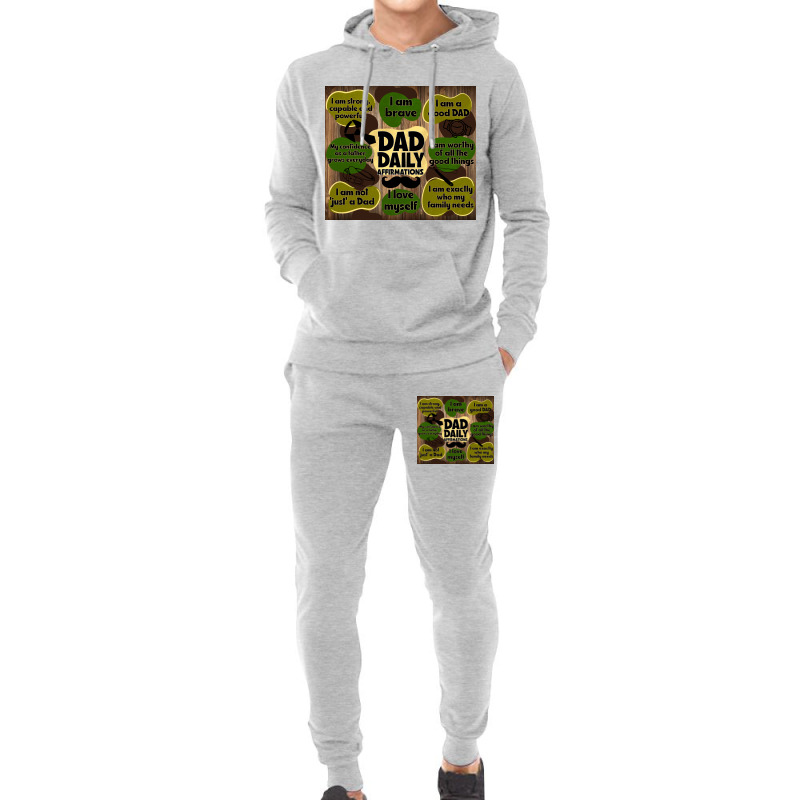 Dad Daily Affirmations Hoodie & Jogger Set | Artistshot