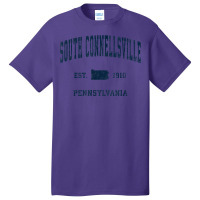 South Connellsville Pennsylvania Pa Vintage Athletic Navy Sp T Shirt Basic T-shirt | Artistshot