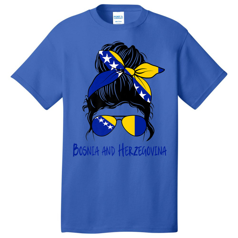 Bosnian Girl Bosniaks Girl Bosnia And Herzegovina Woman Flag Premium T Basic T-shirt by vacheu | Artistshot