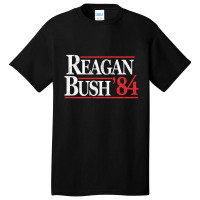 Reagan Bush Basic T-shirt | Artistshot