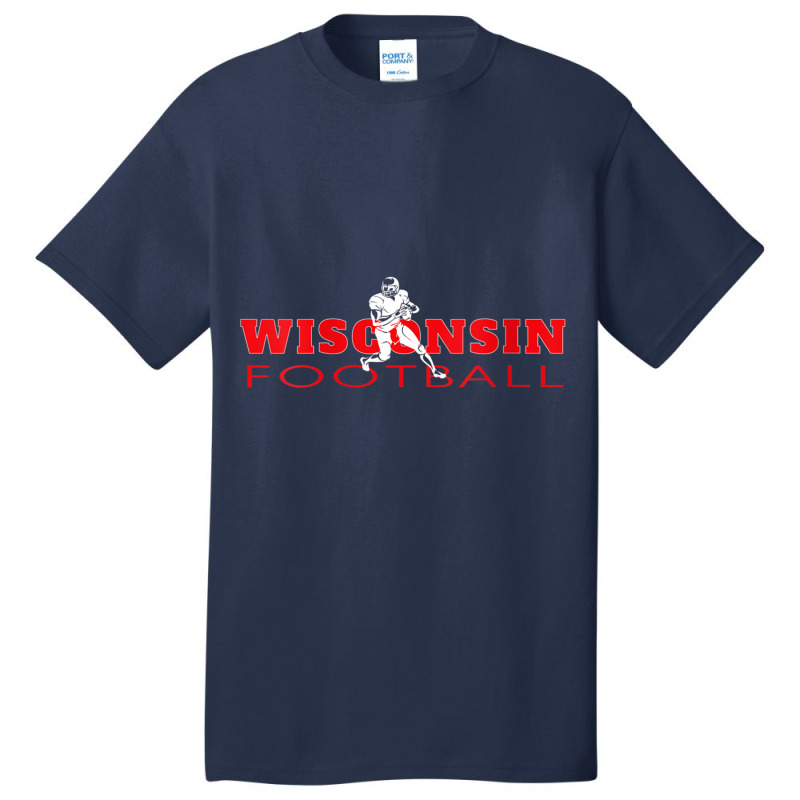 Womens Qb Quarterback Dad The Badger State Fan Wisconsin Football V Ne Basic T-shirt | Artistshot