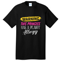 Peanut Allergy For Girls Food Allergy Awareness Basic T-shirt | Artistshot