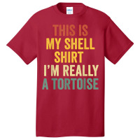 This My Shell Shirt I'm Really A Tortoise Halloween Tortoise T Shirt Basic T-shirt | Artistshot