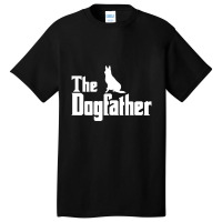 The Dogfather German Shepherd Basic T-shirt | Artistshot