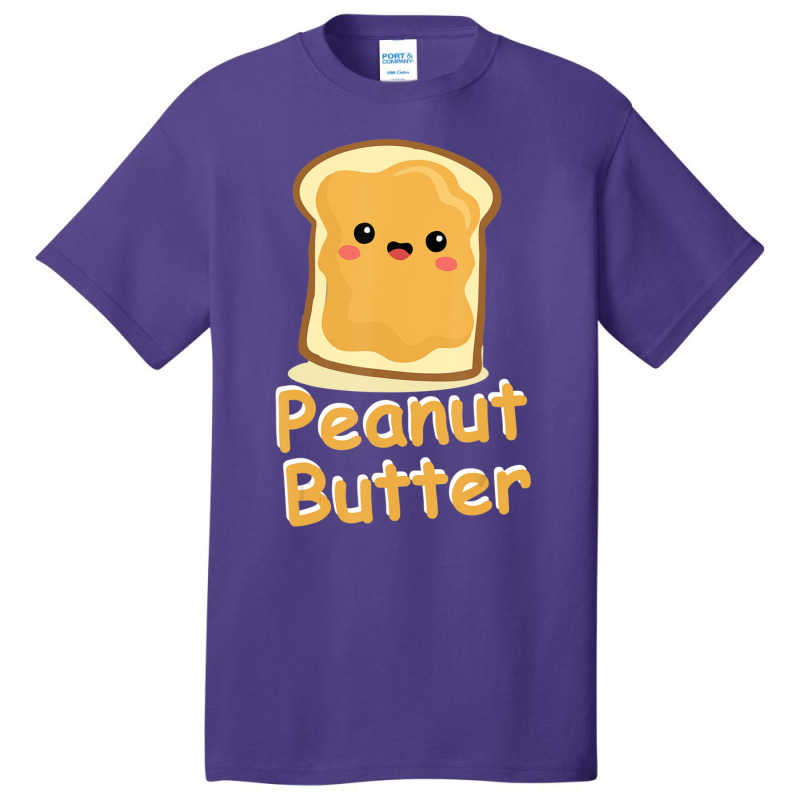 Peanut Butter Matching Halloween Costume For Couples Adults Basic T-shirt by cm-arts | Artistshot