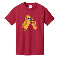 Cool Franks Sausages Weiner Fast Food Sunglasses Hot Dog Basic Youth T-shirt | Artistshot