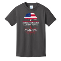 American Grown With Latvian Roots   Latvia Premium T Shirt Basic Youth T-shirt | Artistshot