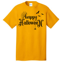 Spider & Bats Spooky Halloween Novelty Fall Holiday Item T Shirt Basic T-shirt | Artistshot