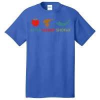 Apple Honey Shofar Rosh Hashanah Sweet Jewish New Year T Shirt Basic T-shirt | Artistshot